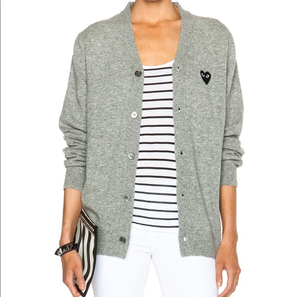 comme de garcon cardigan